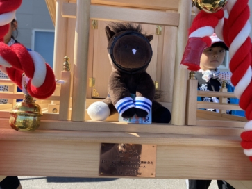 地元神社に「グローリーヴェイズ御神輿」を寄贈しました