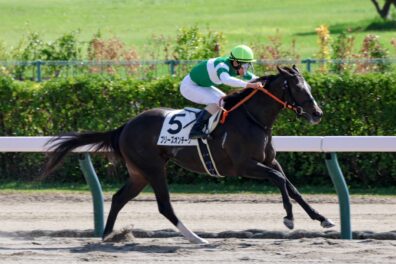 父ニューイヤーズデイの血が砂で開花 ブリーズオンチークが初ダートで圧勝!