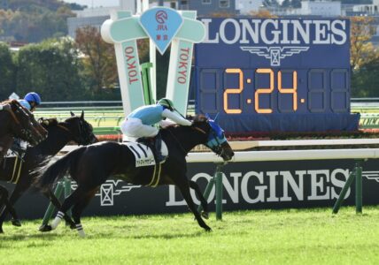 舞台は曾祖母ドーベルがオークスを制した東京芝2400m