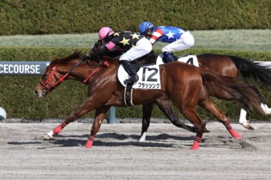 母と同じく4戦目での勝ち上がり ダートで大成が期待されるフラッシング